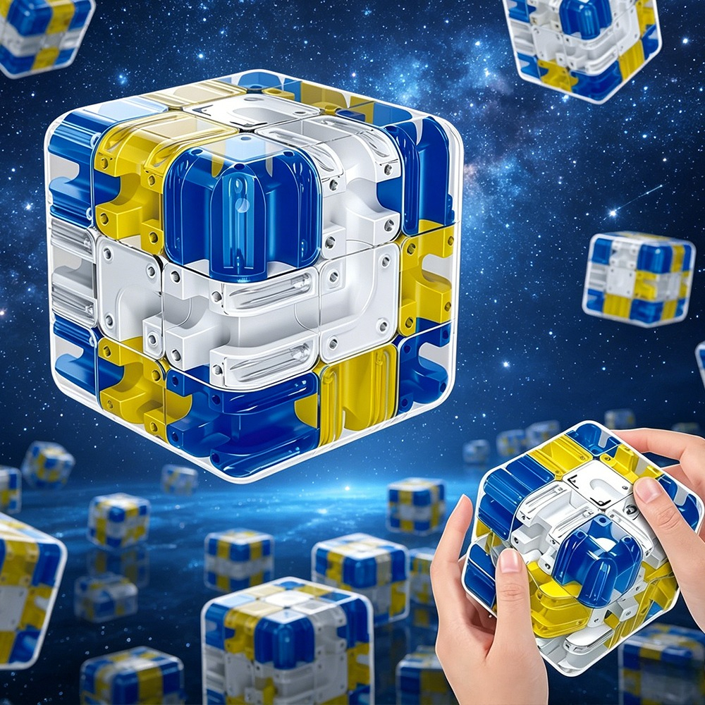 Board Game Qwirkle - 1-5PCS 3D Rolling Ball Maze Cube