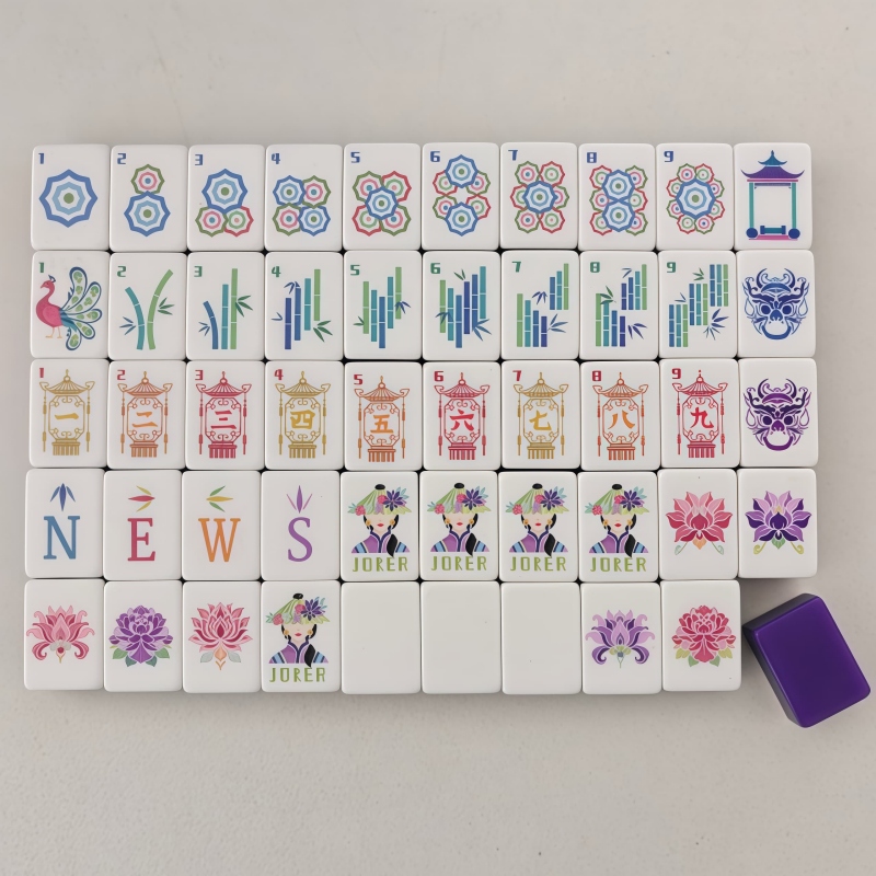 New Arrival Deep Purple 4-Laye – Board Game Mahjong recenzja i cena
