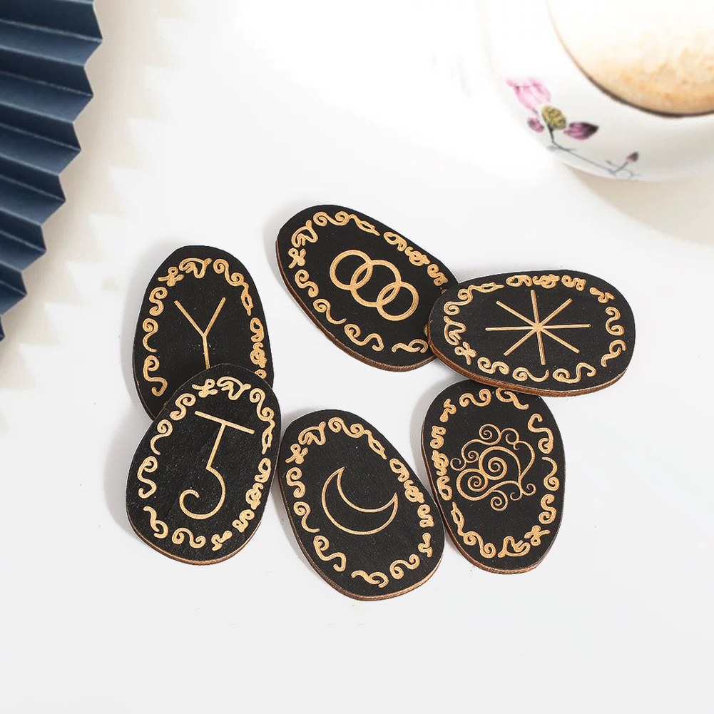 Complete Rune Stones Set Woode – Board Game Vikings recenzja i cena