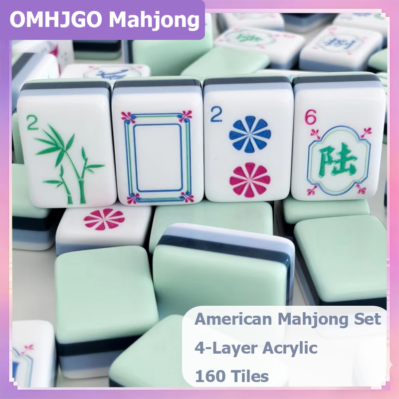 OMHJGO Light Cyan Custom Ameri – Board Game Mahjong recenzja i cena