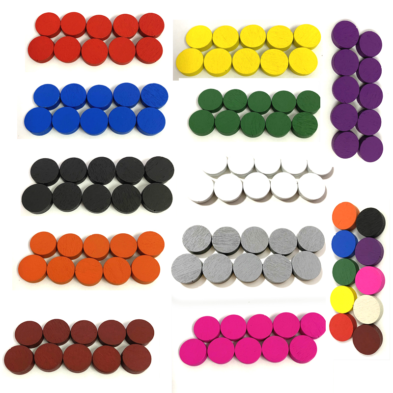 50pieces 15*5MM 11 Colors Wood – Board Game Dixit recenzja i cena