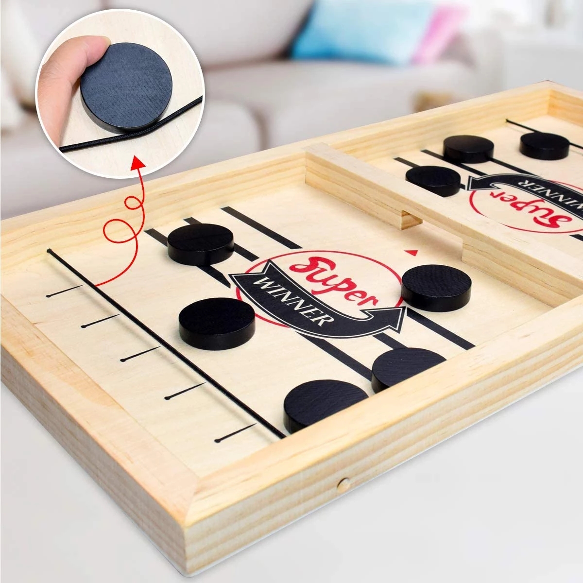Table Hockey Paced Sling Puck  – Board Game Football recenzja i cena