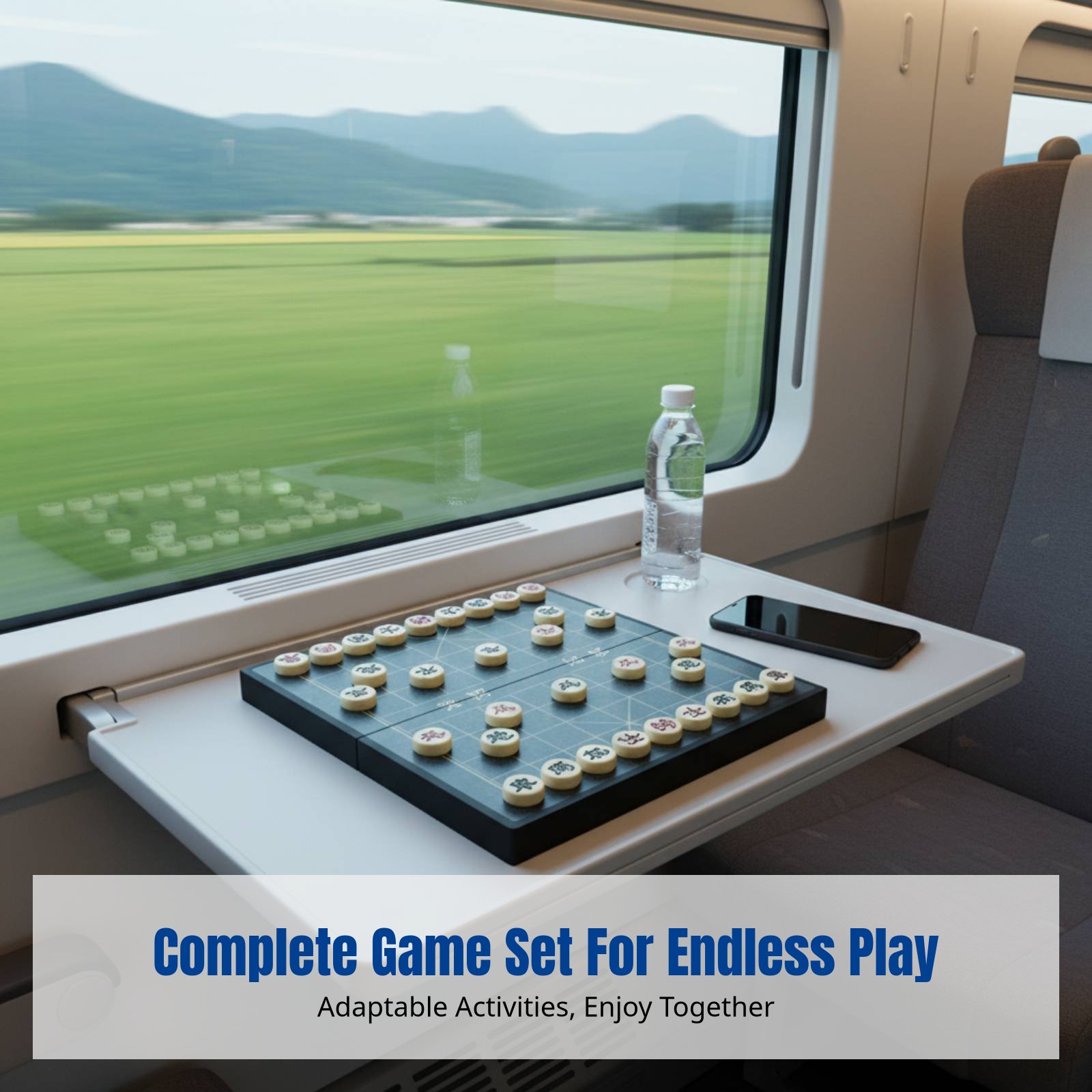 Foldable Chess Set, Multi-Game – Board Games recenzja i cena