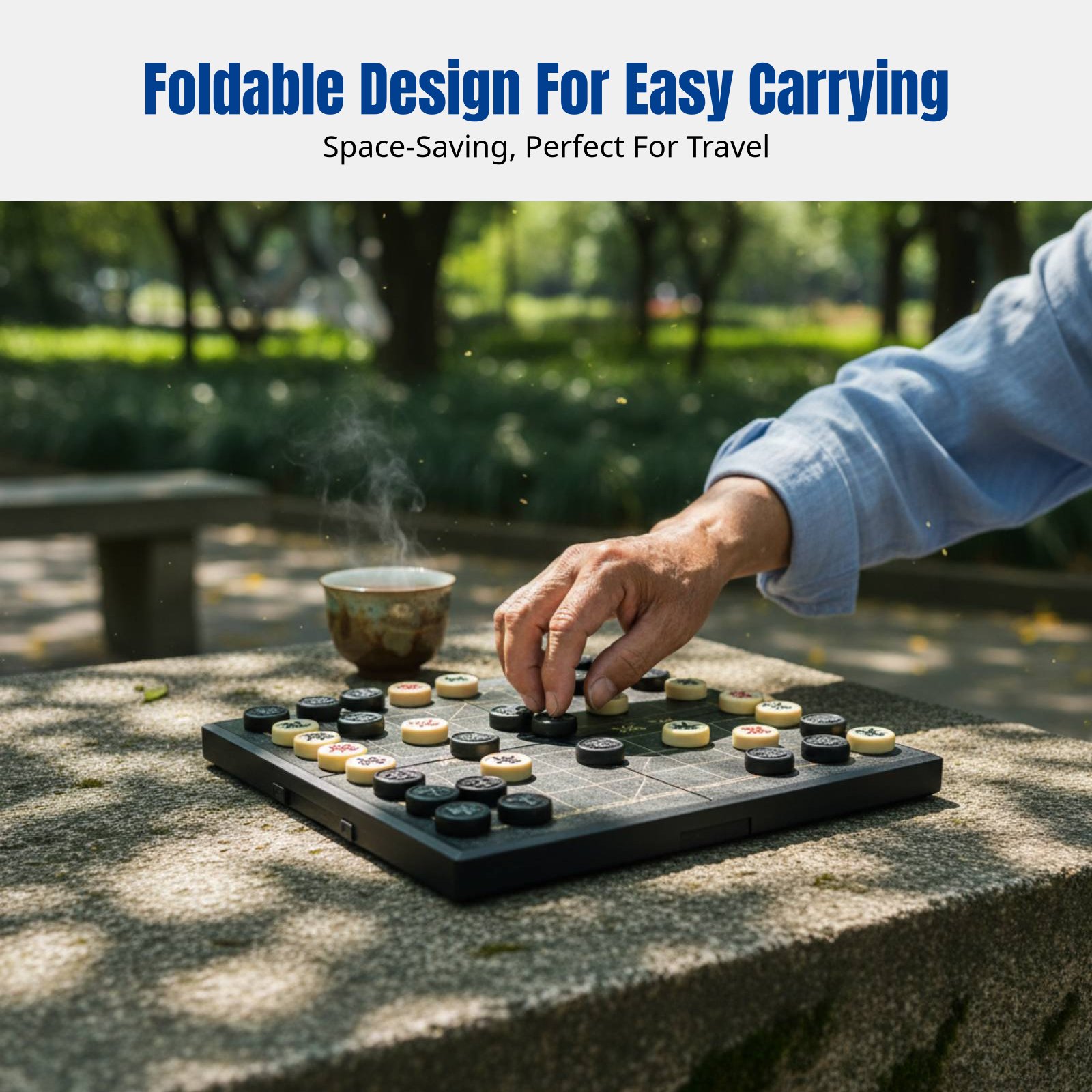Foldable Chess Set, Multi-Game – Board Games recenzja i cena
