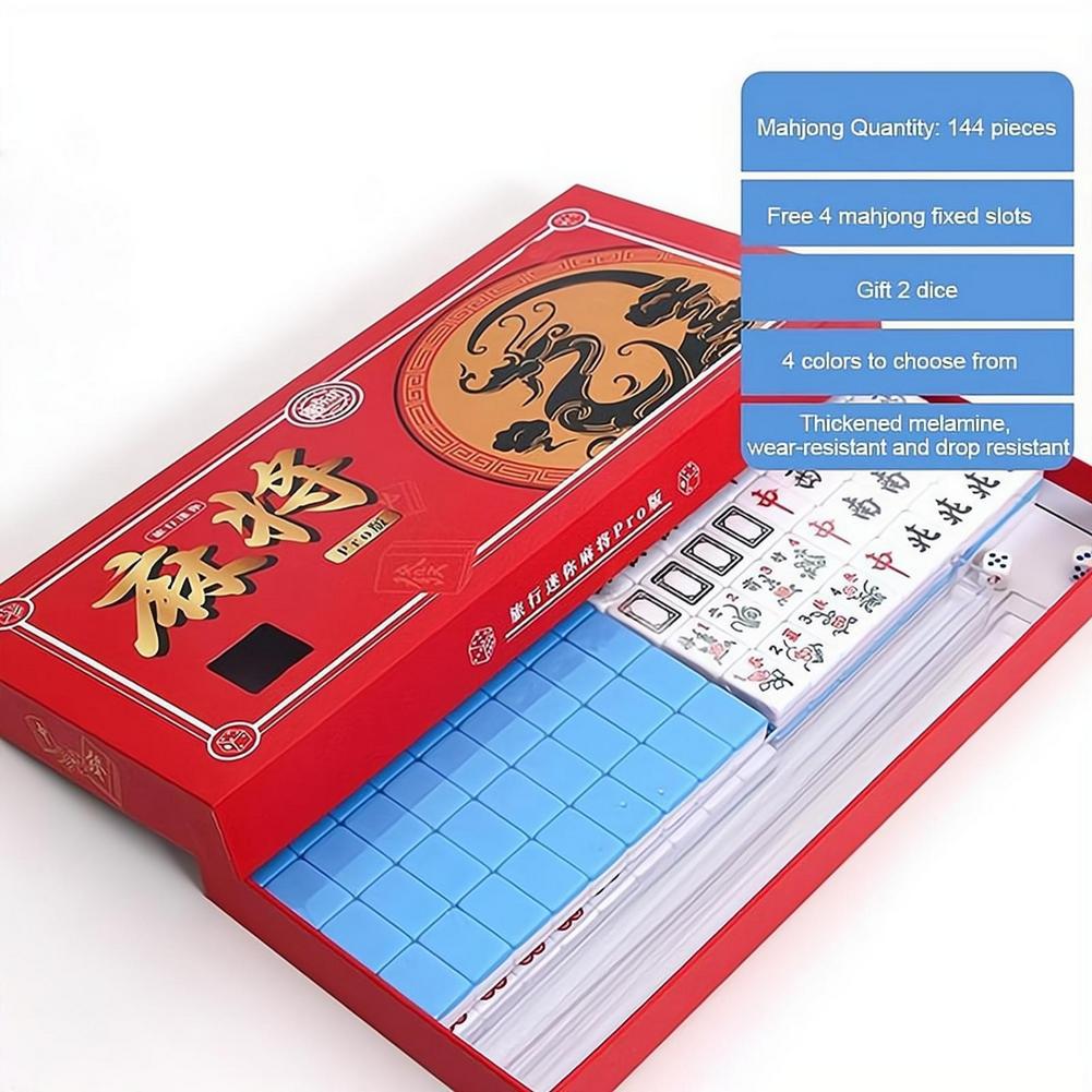 Portable Travel Mini Mahjong S – Board Game Mahjong recenzja i cena