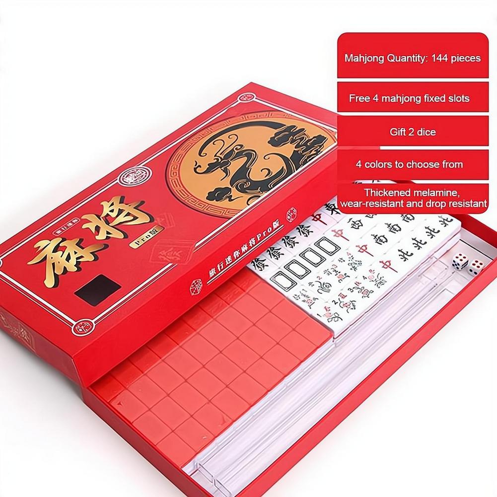 Portable Travel Mini Mahjong S – Board Game Mahjong recenzja i cena
