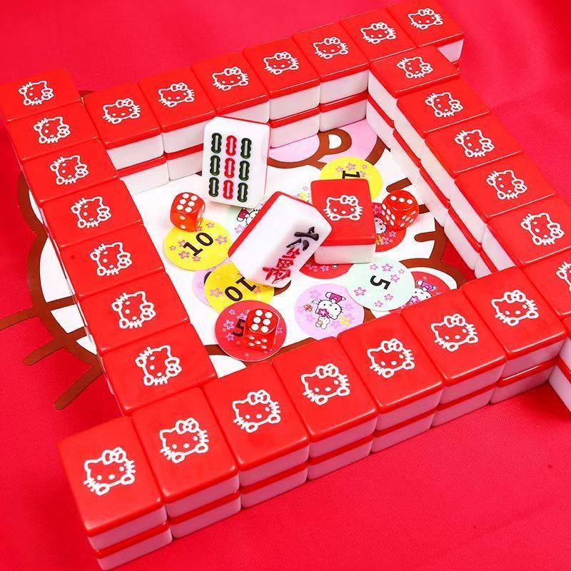 Kawaii Sanrio Anime Hello Kitt – Board Game Mahjong recenzja i cena