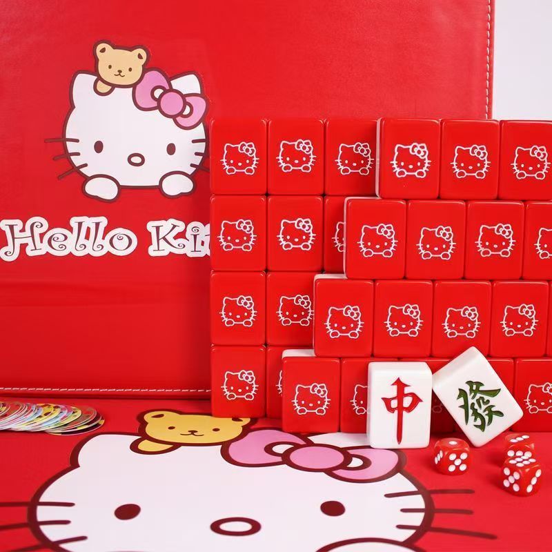 Kawaii Sanrio Anime Hello Kitt – Board Game Mahjong recenzja i cena