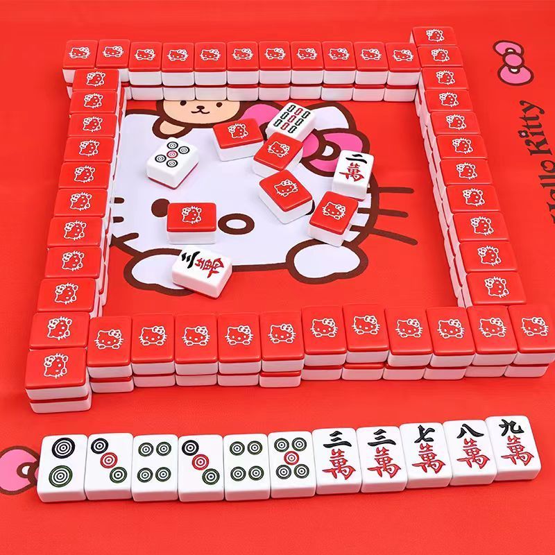 Kawaii Sanrio Anime Hello Kitt – Board Game Mahjong recenzja i cena