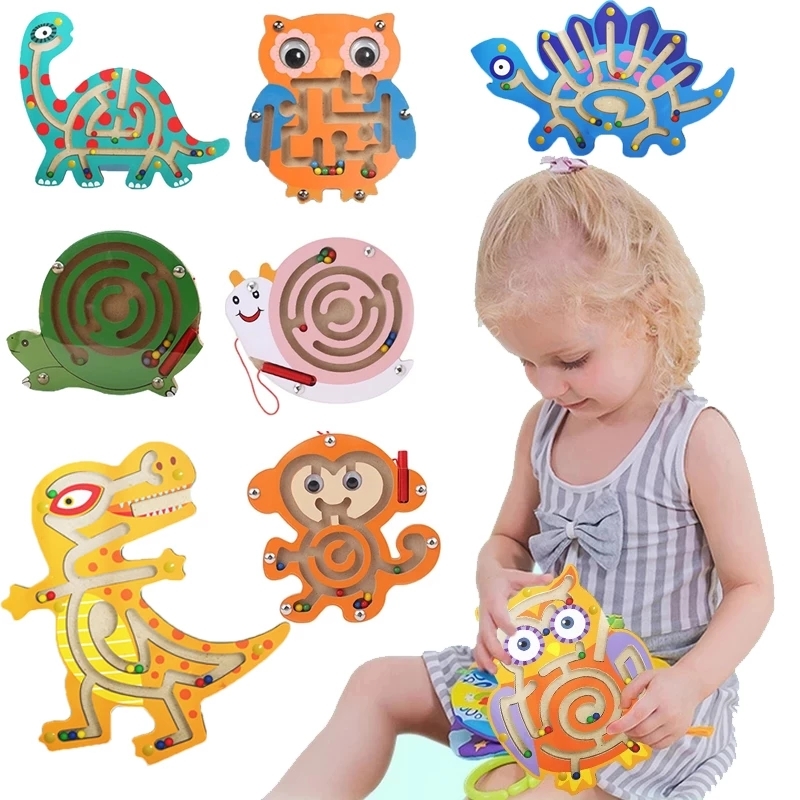 Children Magnetic Maze Toy Kid – Board Game Qwirkle recenzja i cena