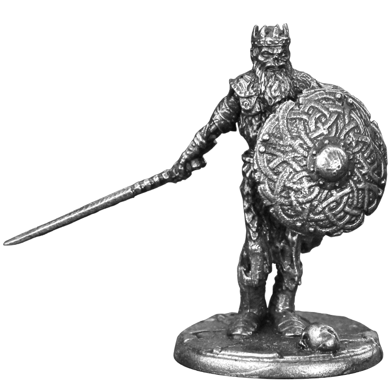 Viking Skull Warrior Corps Met – Board Game Vikings recenzja i cena