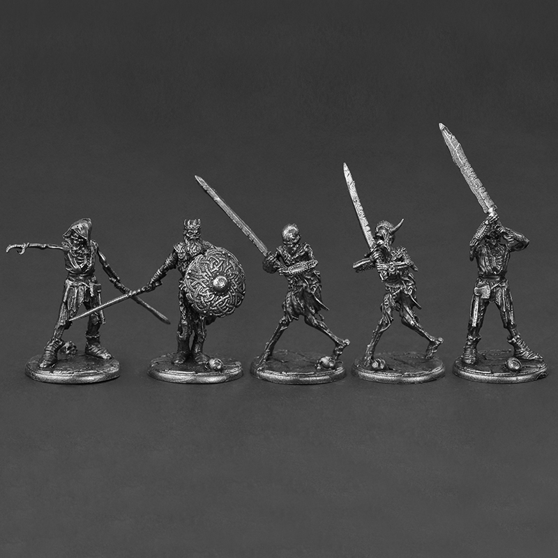 Viking Skull Warrior Corps Met – Board Game Vikings recenzja i cena