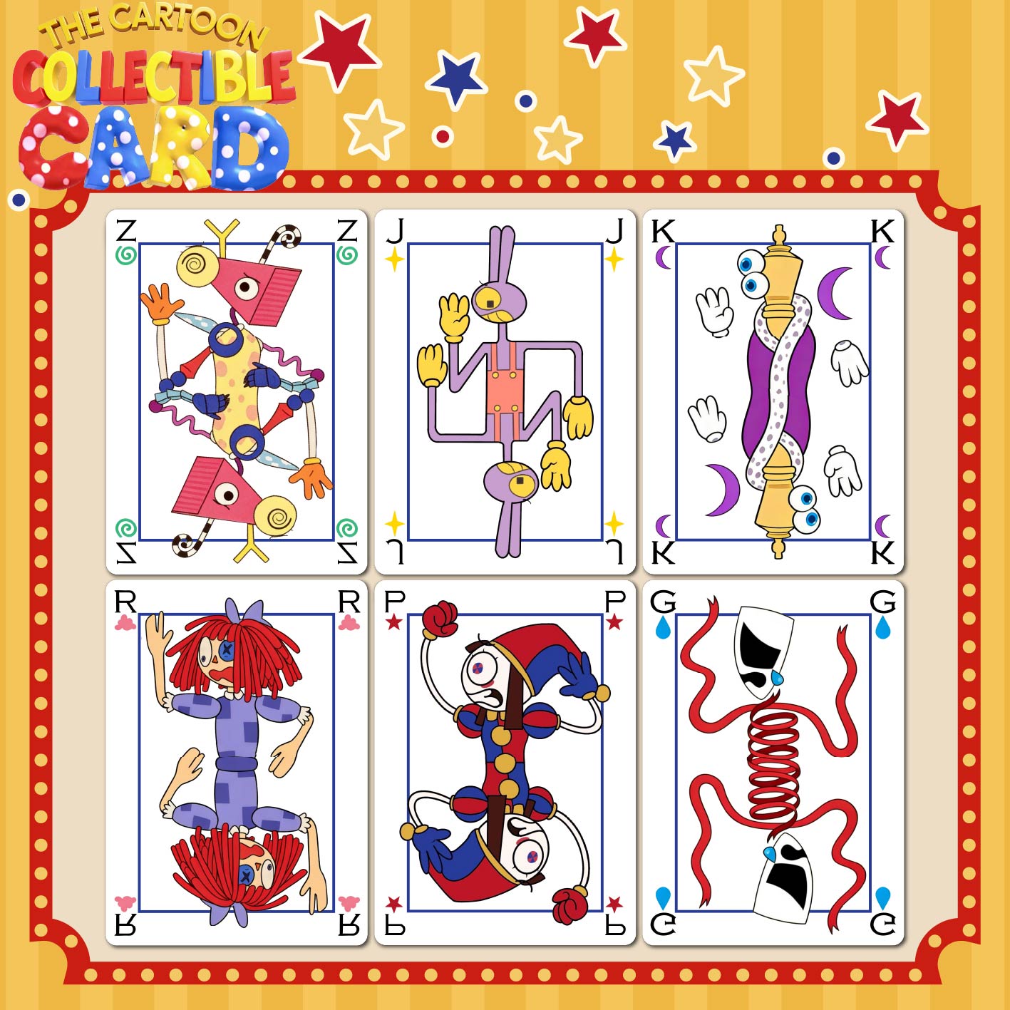 Digital Circus Themed Cartoon  – Board Game Card recenzja i cena
