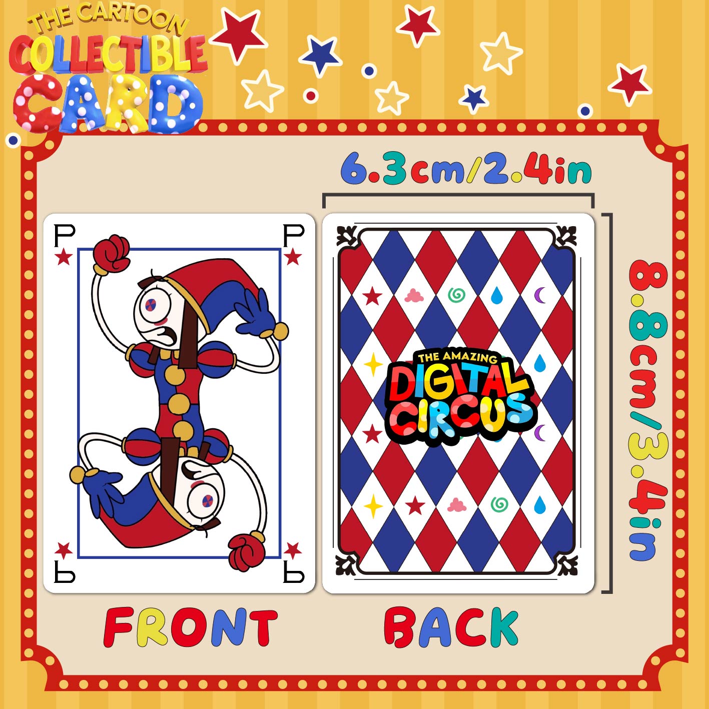 Digital Circus Themed Cartoon  – Board Game Card recenzja i cena