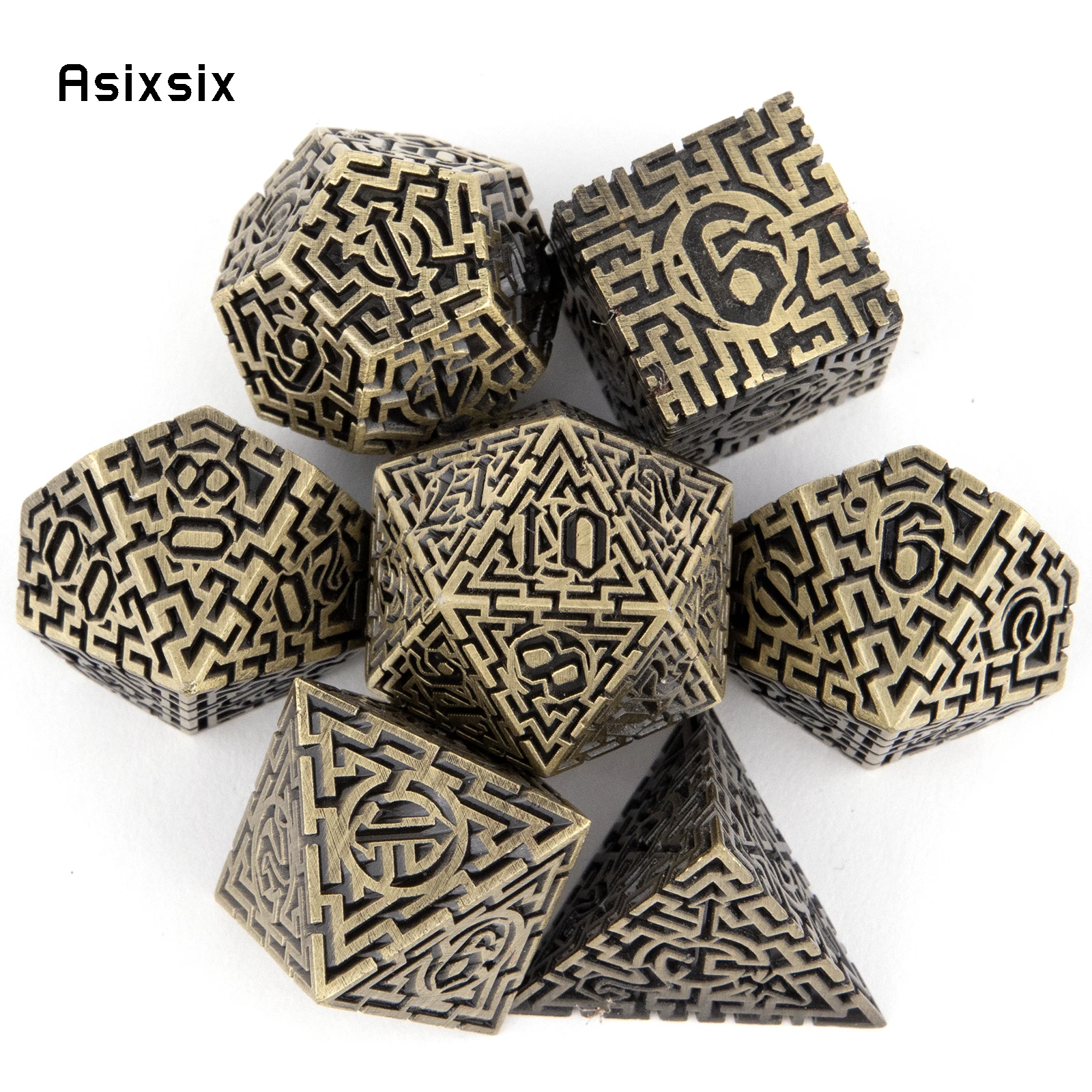 7 Pcs Copper Metal Dice Maze S – Board Game Qwirkle recenzja i cena