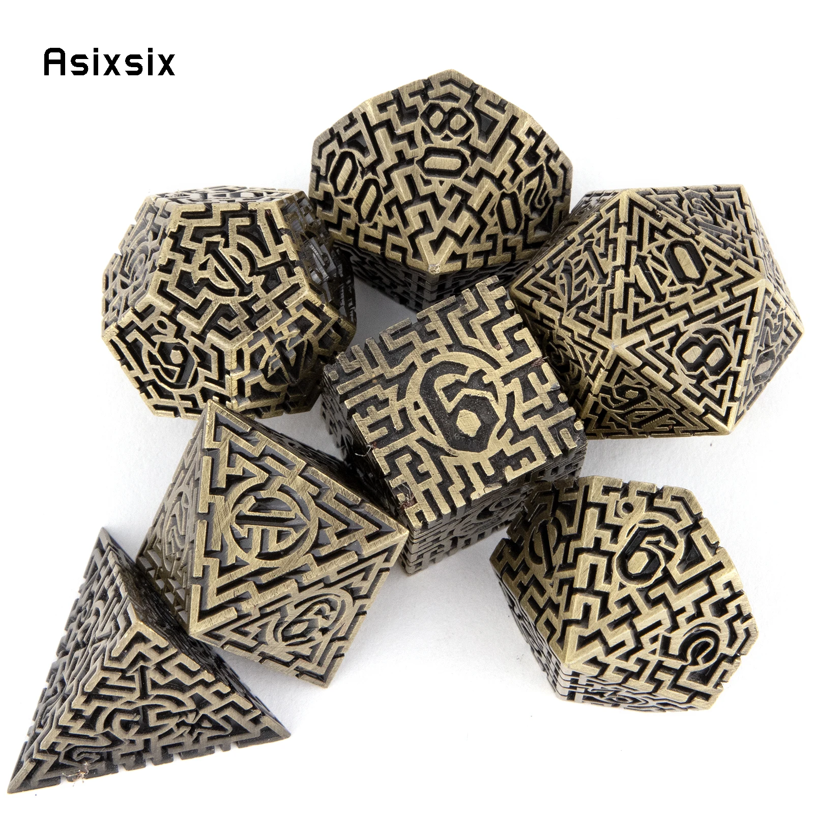 7 Pcs Copper Metal Dice Maze S – Board Game Qwirkle recenzja i cena