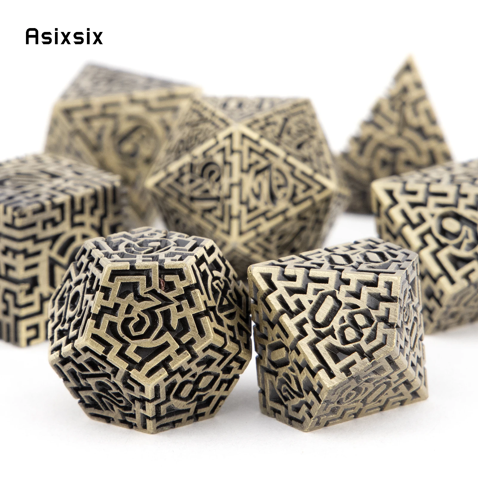 7 Pcs Copper Metal Dice Maze S – Board Game Qwirkle recenzja i cena