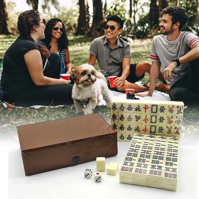 Chinese Mahjong Game Set 144 W – Board Game Mahjong recenzja i cena