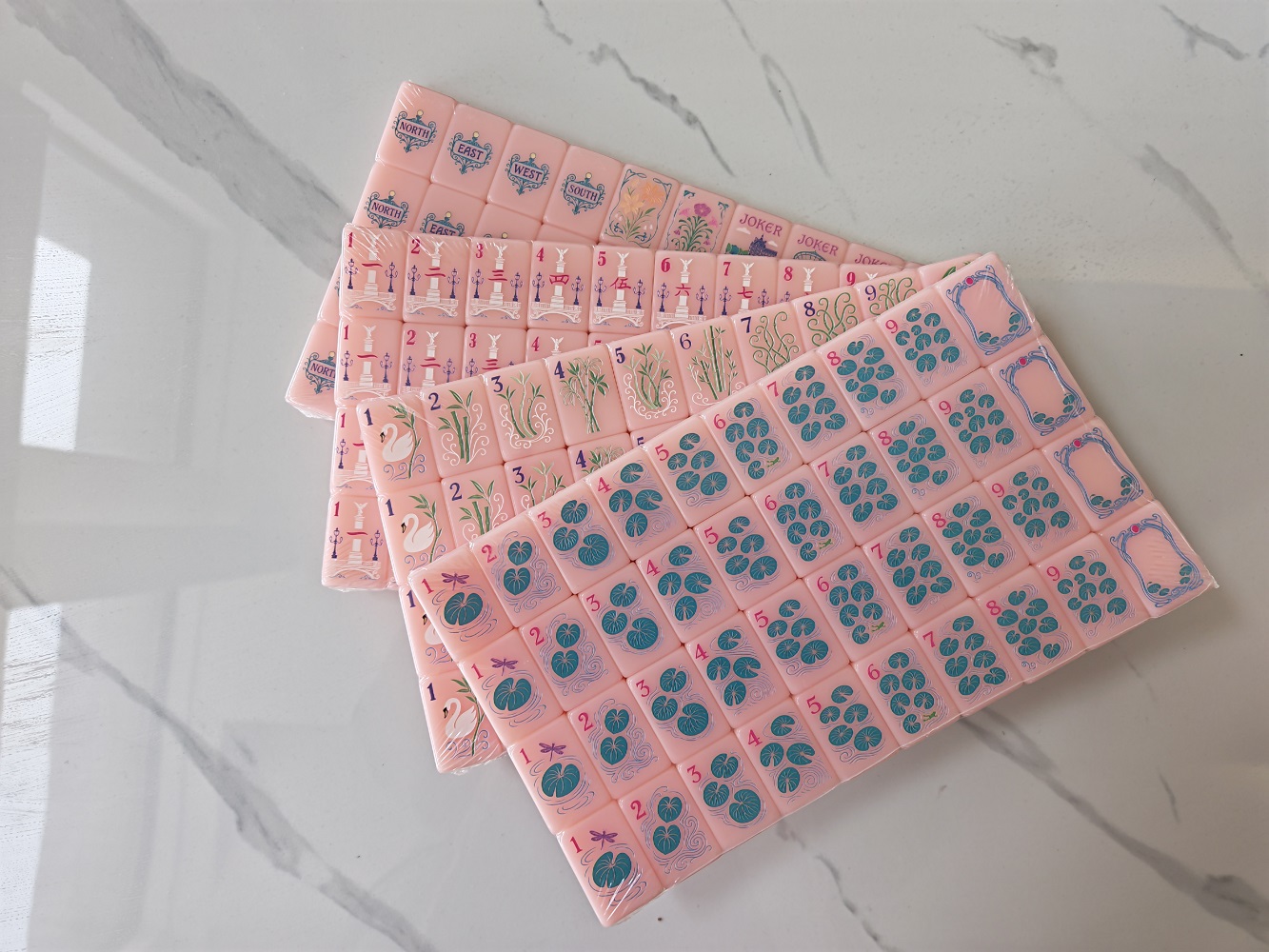 2026 Hot New Pink Acrylic Amer – Board Game Mahjong recenzja i cena