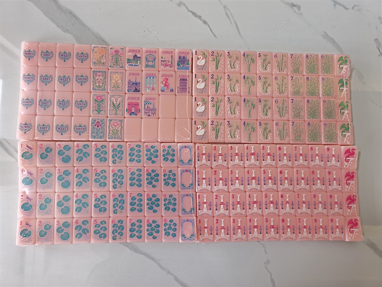 2026 Hot New Pink Acrylic Amer – Board Game Mahjong recenzja i cena